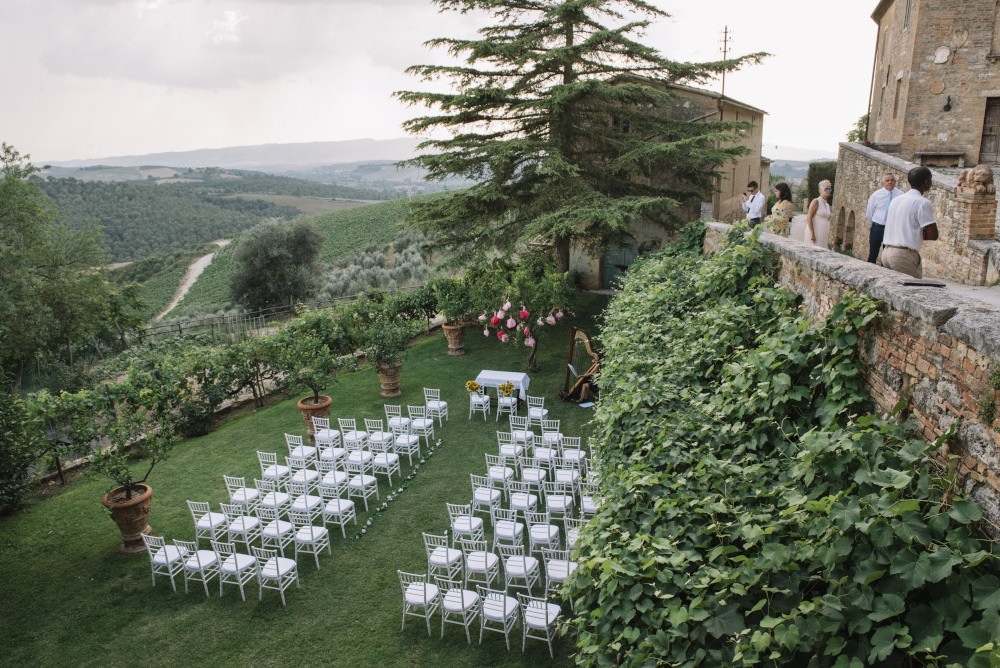 Tuscany destination wedding photographer Borgo lucignanello