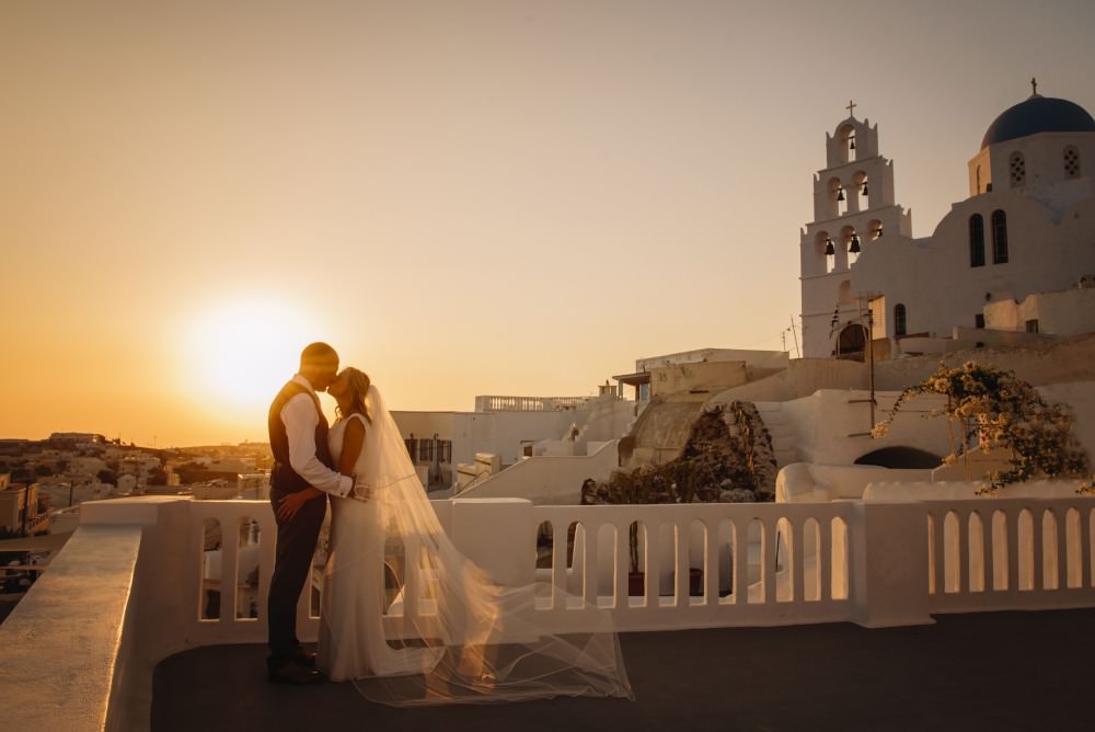 Santorini Destination Wedding - London Wedding Photographer